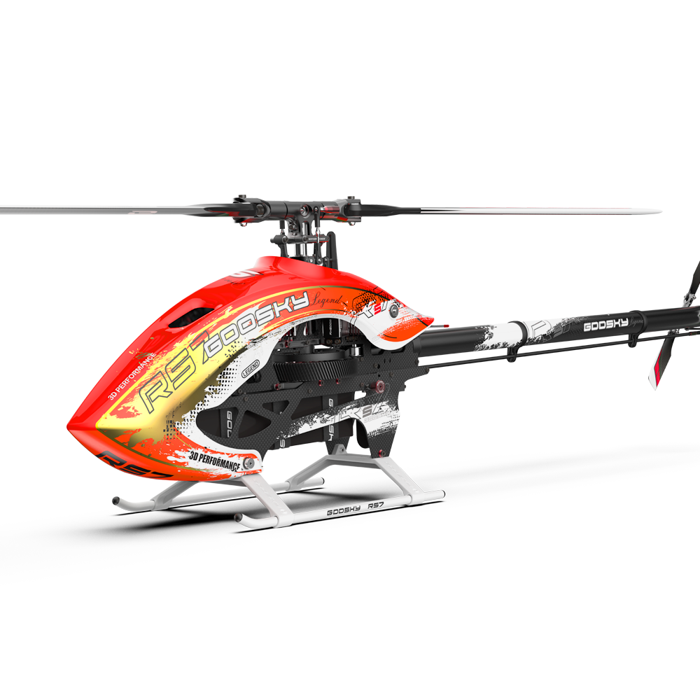 Goosky RS7 ULTRA Helicopter Kit w/o Blades - Orange