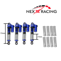 Nexx Racing 53mm Reservoir Shocks (4pcs) for CR18P EVO/EVO PRO/ HPI Venture 18 Flux/FX118