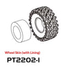 MJX HYPER GO Tire & inner Foam Set For H8P