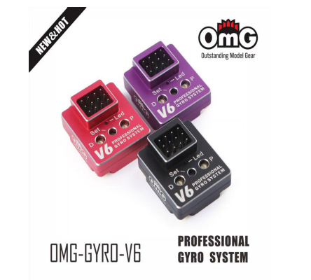 OMG V6 PROFESSIONAL GYRO SYSTEM - Red