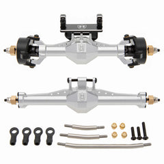 MEUS Racing TRX4M Metal Isokinetic Front Rear Axles with 3-Section CVDs for 1/18 TRX4M Bronco Land Rover Defender K10 High Trail
