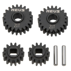 MEUS Racing Steel Overdrive Portal Gears 32P for Axial 1/10 Capra 1.9 UTB SCX10 III