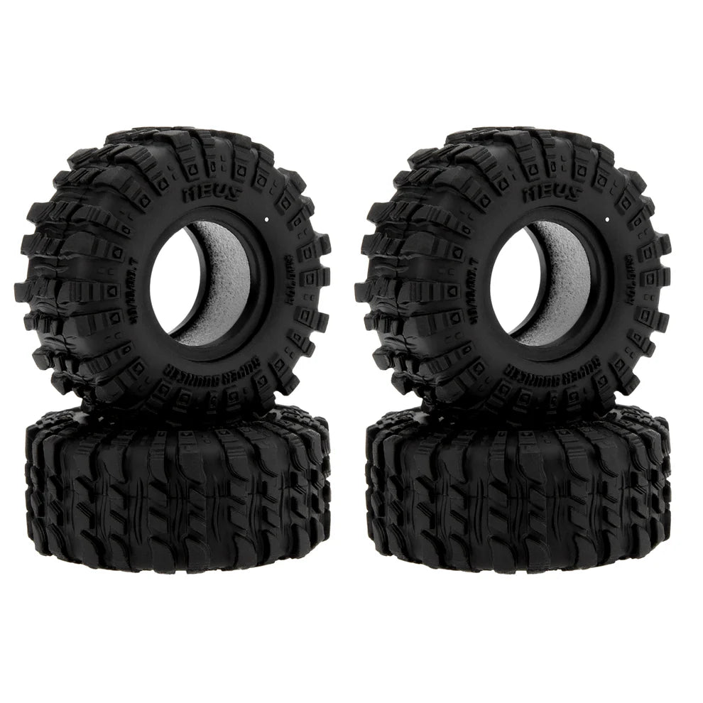 MEUS Racing 0.7-Inch MS6 Super Bouncer Tires for 1/30 SCX30 1/32 Redcat Ascent-32