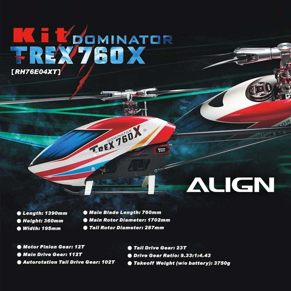 Align T-REX 760X KIT Dominator - HeliDirect