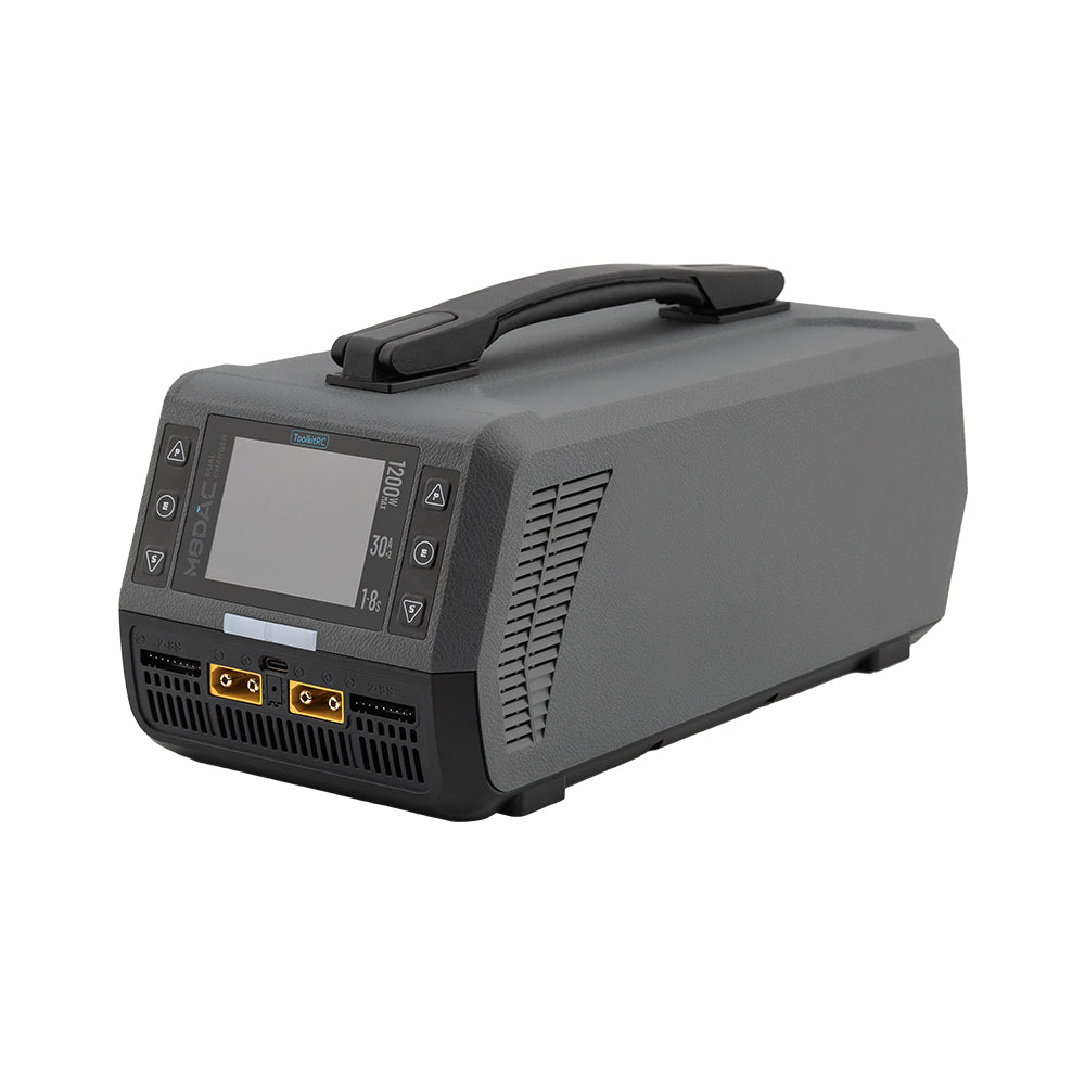 ToolkitRC M8DAC 1-8S Dual Drone Charger 1200W 30A×2 50A SYNC Charger