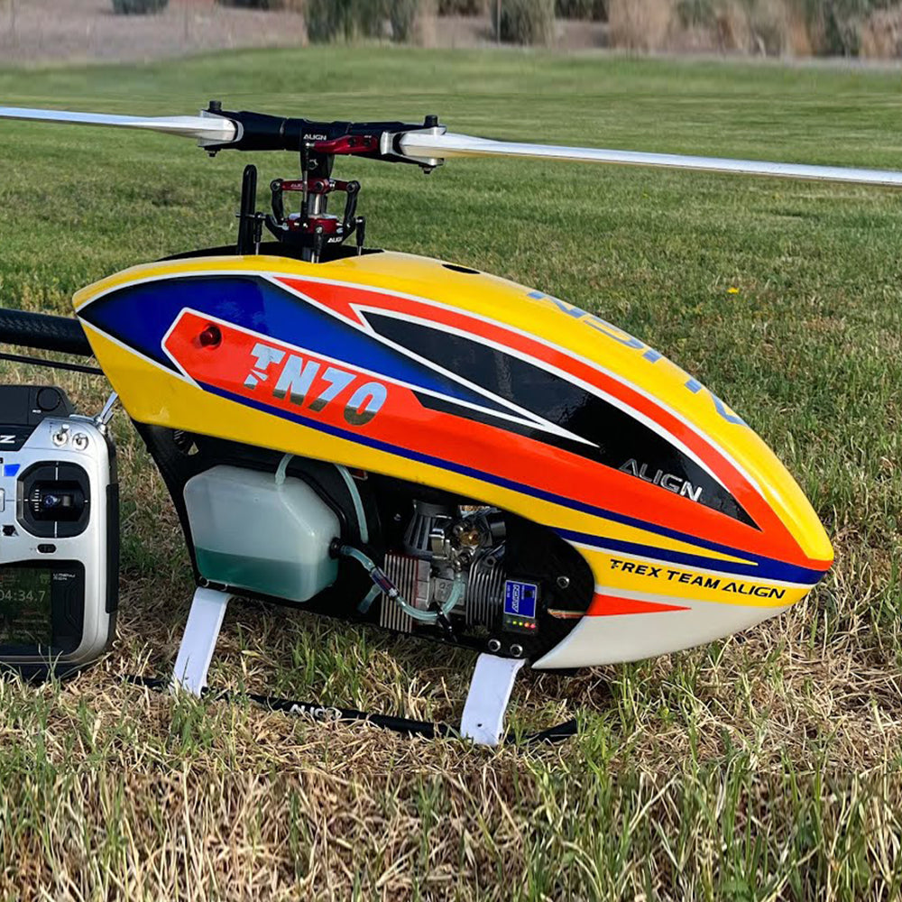 Align 55 Engine Align TN70 Nitro Helicopter Super Combo (W/o Engine and FBL Unit ...