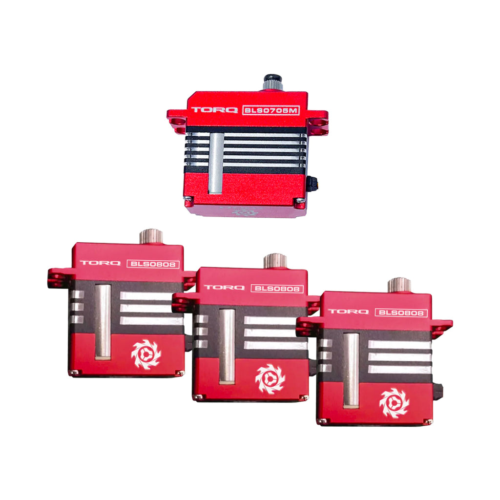 Torq 380–420 Micro–Mini HV Brushless Cyclic Tail Servo Combo – BLS0808 and BLS0705M HV Series
