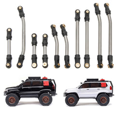 MEUS Racing Metal High Clearance Chassis Links for 1/24 SCX24 Lexus GX 470