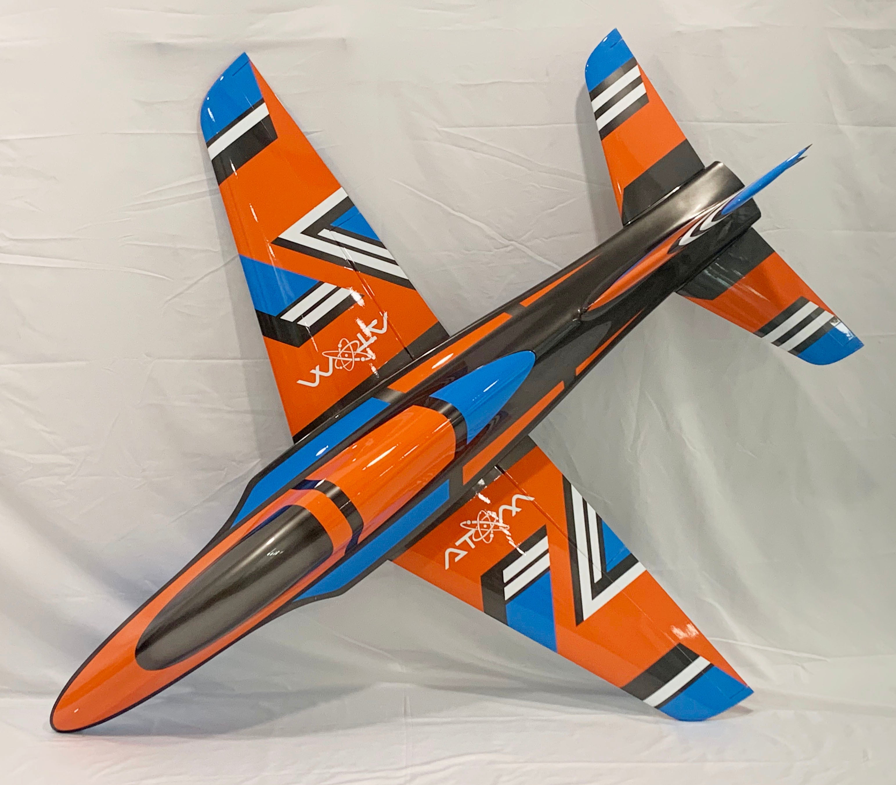 Boomerang Atom - Orange Blue - Boomerang RC Jets