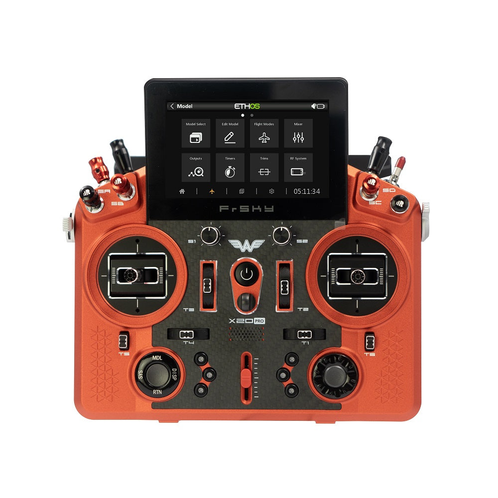 FrSky TANDEM X20PRO AW Dual Band Transmitter - Orange Red (Radio Only)