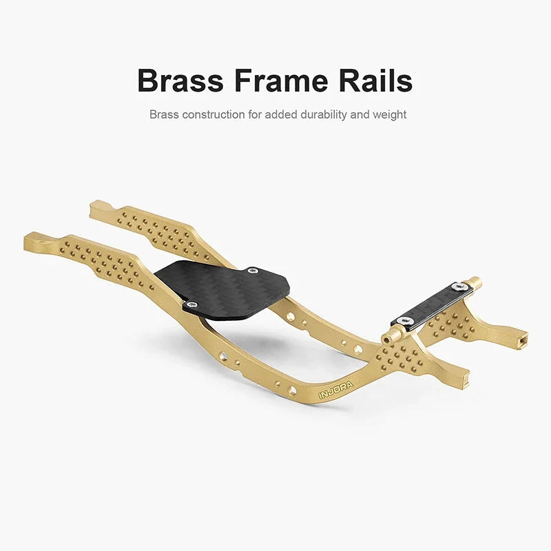 INJORA Brass LCG Chassis Kit for 1/30 SCX30 Bronco JLU K10 Tacoma