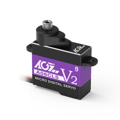 AGFRC A06CLS V2 Aluminum Case 20T High Precision 3KG 0.052Sec MG 7g Micro Digital Servo for Mini Size Airplane Car - - HeliDirect