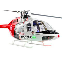 FlyWing BELL-206 V4 4-Blades GPS Scale Helicopter W/ ACE Flight Controller (RTF)