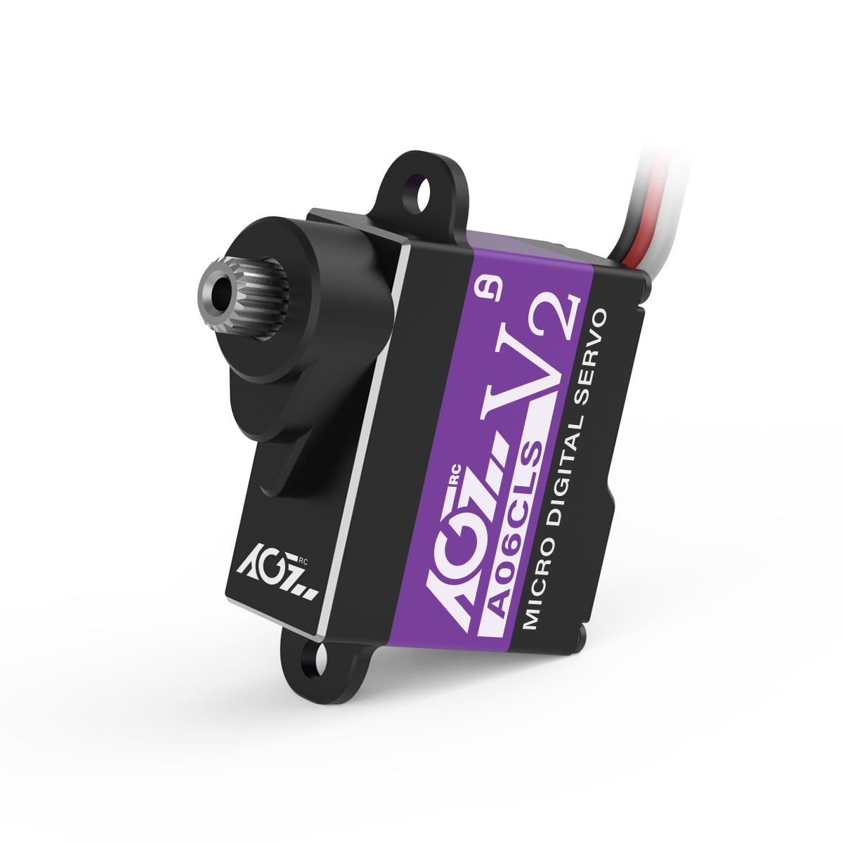 AGFRC A06CLS V2 Aluminum Case 20T High Precision 3KG 0.052Sec MG 7g Micro Digital Servo for Mini Size Airplane Car - - HeliDirect