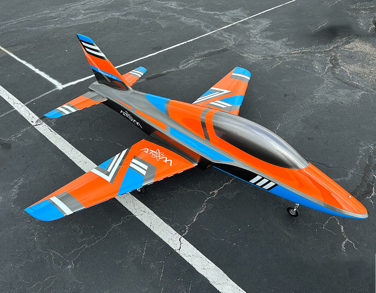 Boomerang Atom - Orange Blue - Boomerang RC Jets