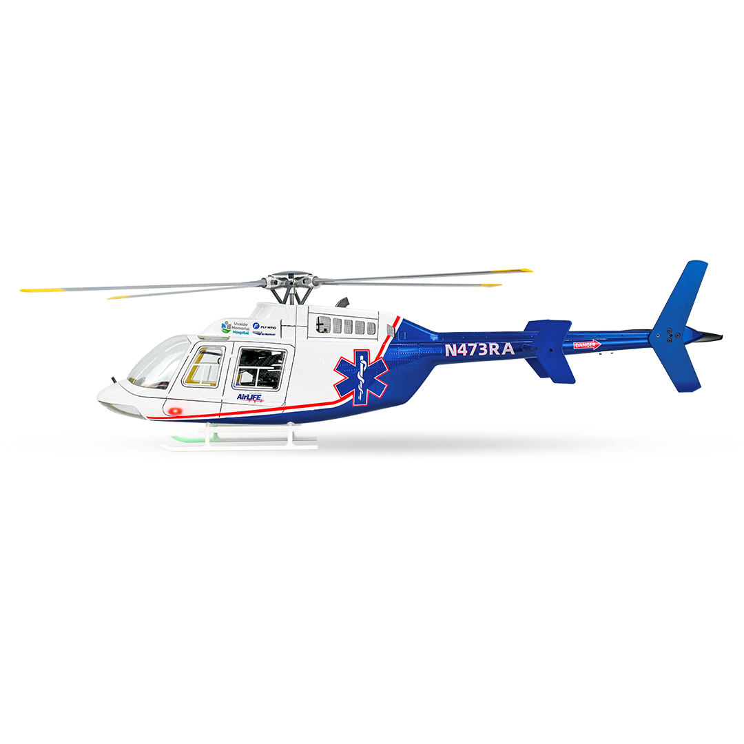 FlyWing BELL-407 GPS Scale RC Helicopter 470L Size W/ ACE Flight Controller (RTF)