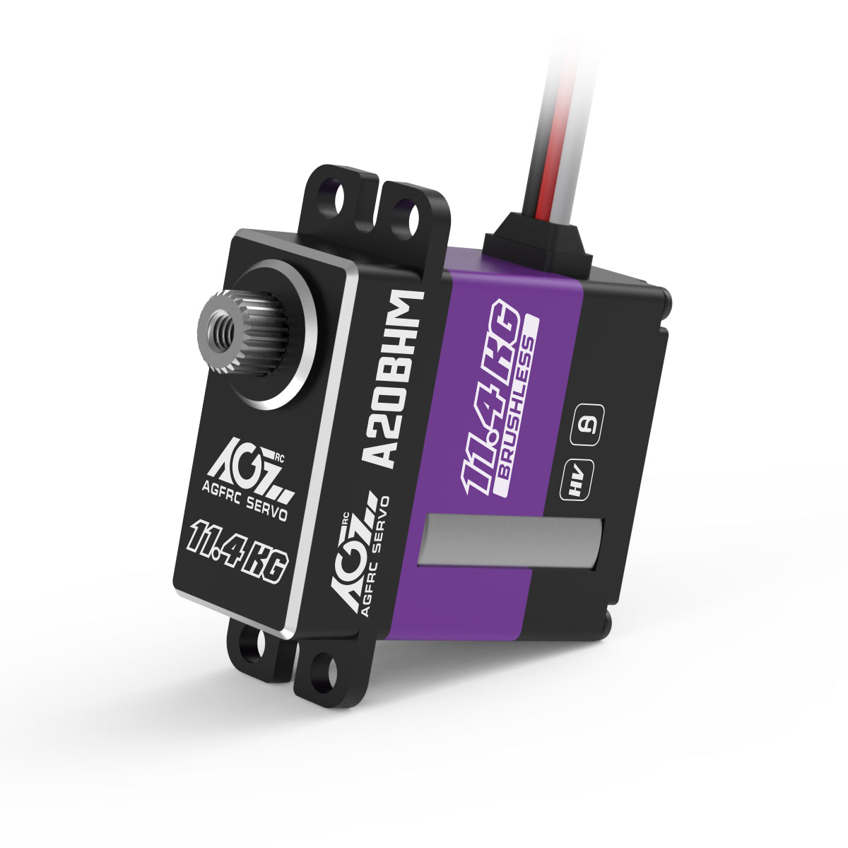 AGFRC Mini-Z-Car Micro Servo de direction télécommandée – Mise à niveau de 1,4 kg Programmable 0,050 sec haute vitesse entièrement en métal Mini servo numérique sans noyau, angle de contrôle 180 AGFRC Mini-Z-Car Micro Servo de direction télécommandée – Mise à niveau de 1,4 kg Programmable 0,050 sec haute vitesse entièrement en métal Mini servo numérique sans noyau, angle de contrôle 180