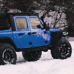 Rlaarlo 1/7 Scale 4WD Brushed RC Crawler JK07Pro - Blue