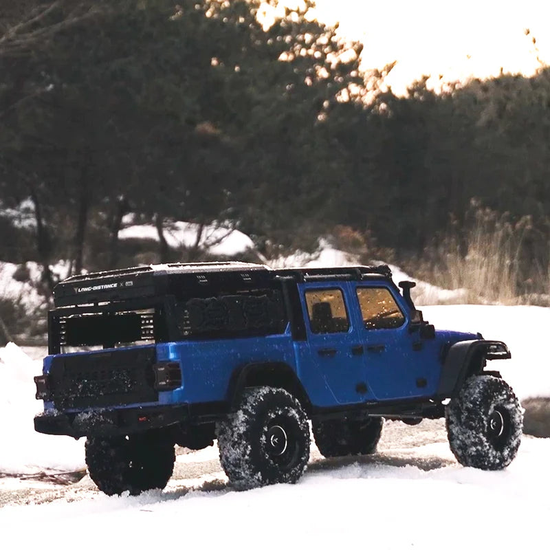 Rlaarlo 1/7 Scale 4WD Brushless RC Crawler JK07Pro - Blue – HeliDirect Rlaarlo 1/7 Scale 4WD Brushless RC Crawler JK07Pro - Blue – HeliDirect