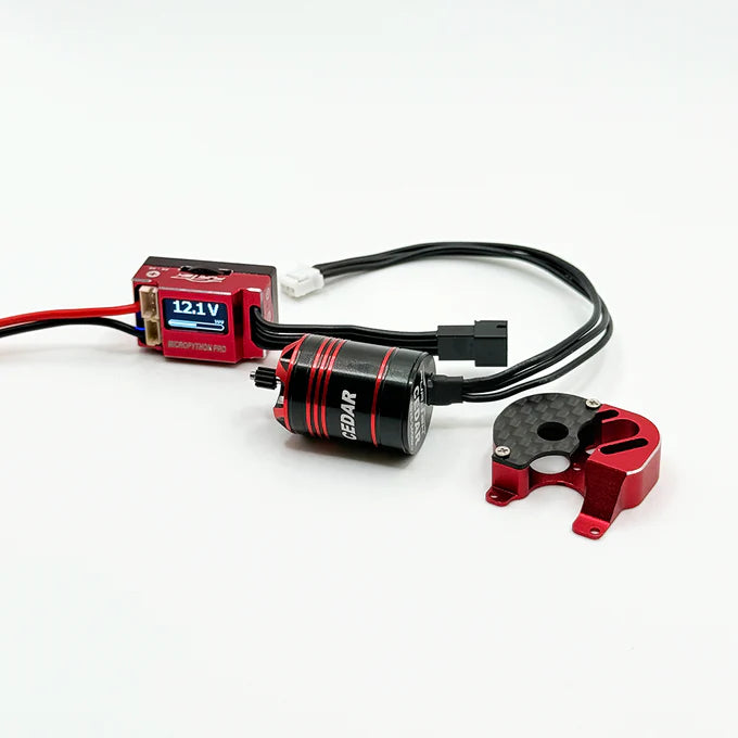 Furitek ShadowCore 2025 – OLED Brushless Power System with MicroPython Pro OLED & Cedar Inrunner for SCX24