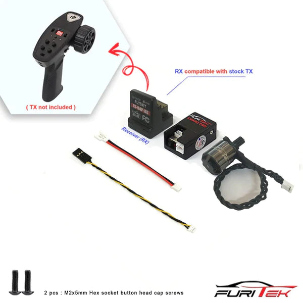 FURITEK STARTER BRUSHLESS POWER SYSTEM WITH RECEIVER FOR HOBBY PLUS EVO PRO - HeliDirect