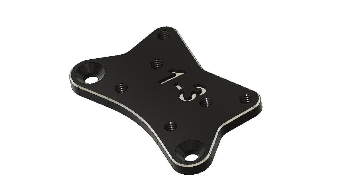 MWX R.1 ZS 1-3 (1 Camber 3 Castor) Plate - HeliDirect