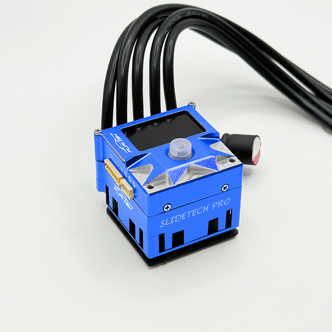 Furitek SlideTech PRO 1/10 Sensored ESC w/ OLED & Internal Fan – Drift & Stock Racing – Blue Edition