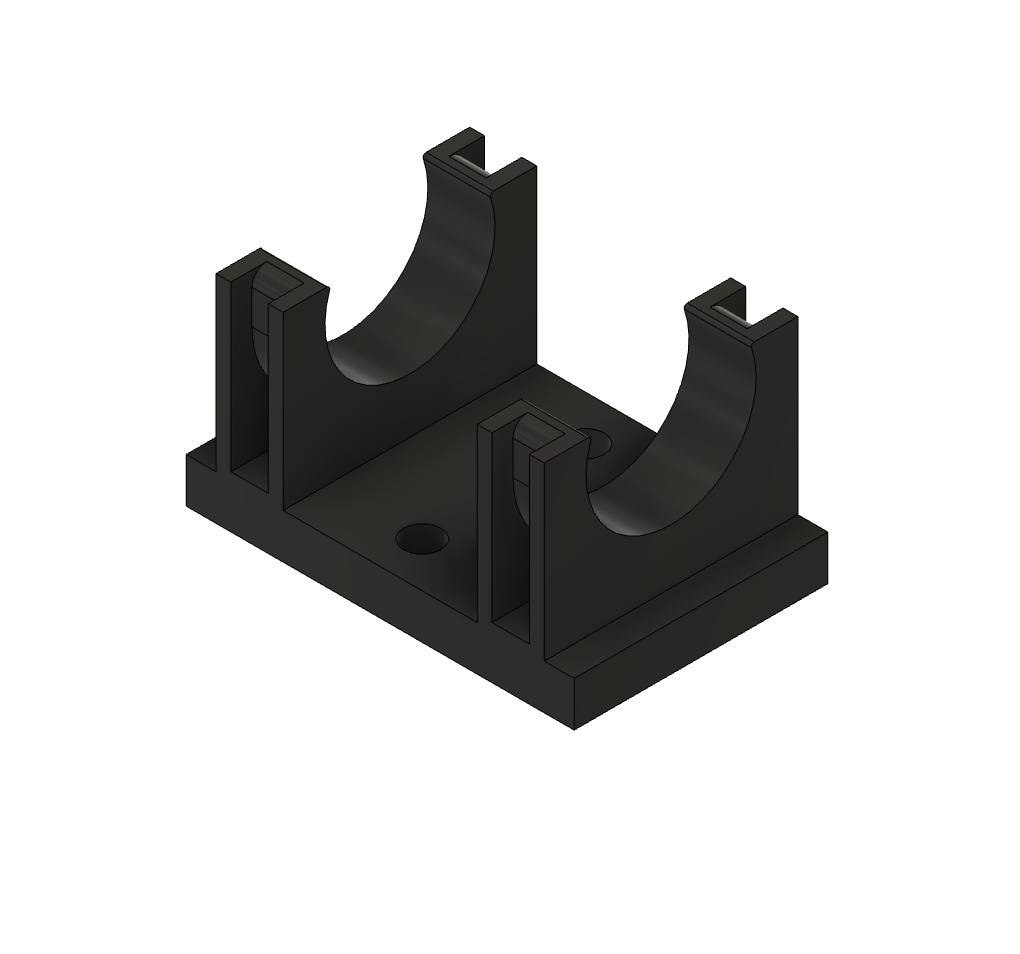 Festo 6mm Ball Valve Mount- Black