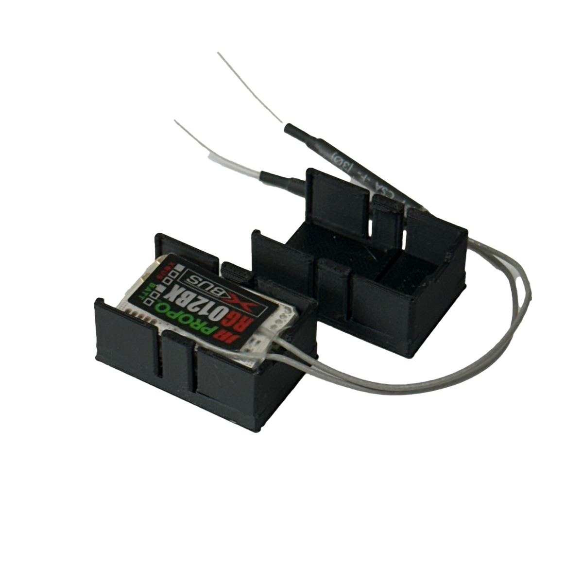 JR RG012BX Satellite Receiver Mount 2EA - Black