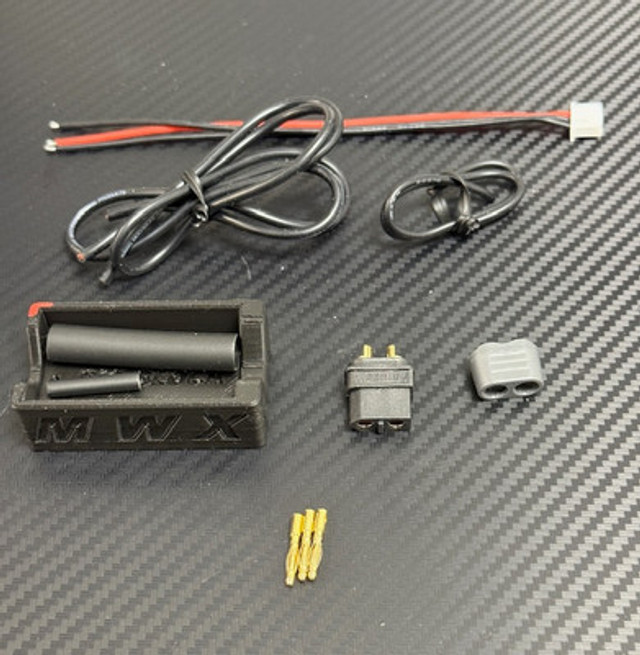 MWX DIY 450 HIGH FLOW CHARGE CABLE AND BATTERY BOX