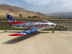 Global Aerojet Super Scale F-86F PNP 3.1M (1/3.75) Turbine Jet