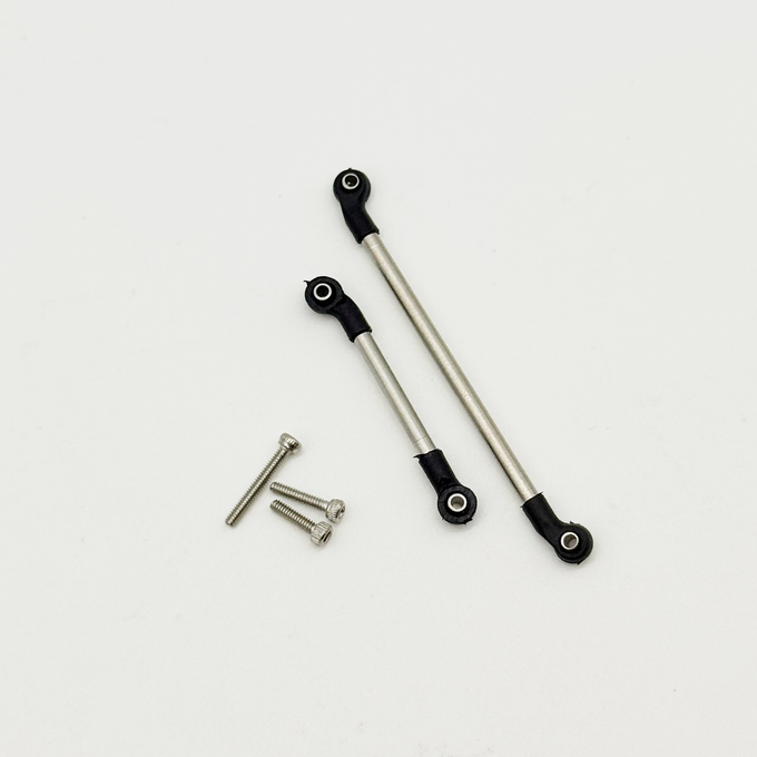 FURITEK +4MM ALUMINUM STEERING LINK SET FOR 1/30 RC CRAWLERS