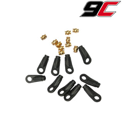 9C MONTY SHOCK ROD END (10PCS)