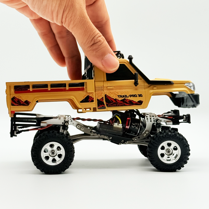 FURITEK MANTIS LCG COMPETITION CHASSIS KIT FOR SCX30 - TITANIUM EDITION
