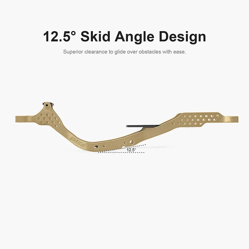 INJORA Brass LCG Chassis Kit for 1/30 SCX30 Bronco JLU K10 Tacoma