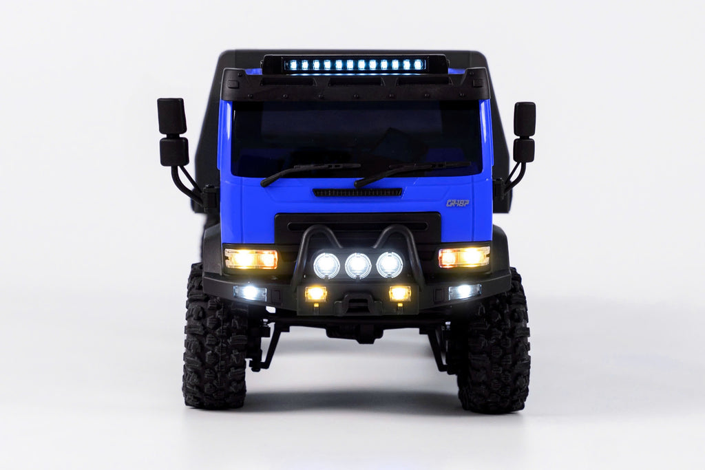 Hobbyplus 1/18 ARKTOS 6X6 RTR Blue Body and Black Rear Bed Rock Crawler - Old Version