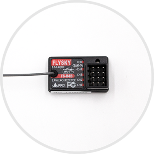 FLYSKY FS-R4B 4-CHANNEL ANT RECEIVER | HeliDirect