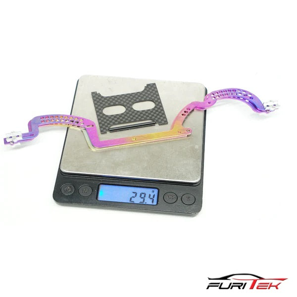 FURITEK GRASSHOPPER TITANIUM (RAINBOW) FRAME KIT FOR TRAXXAS TRX-4M - HeliDirect
