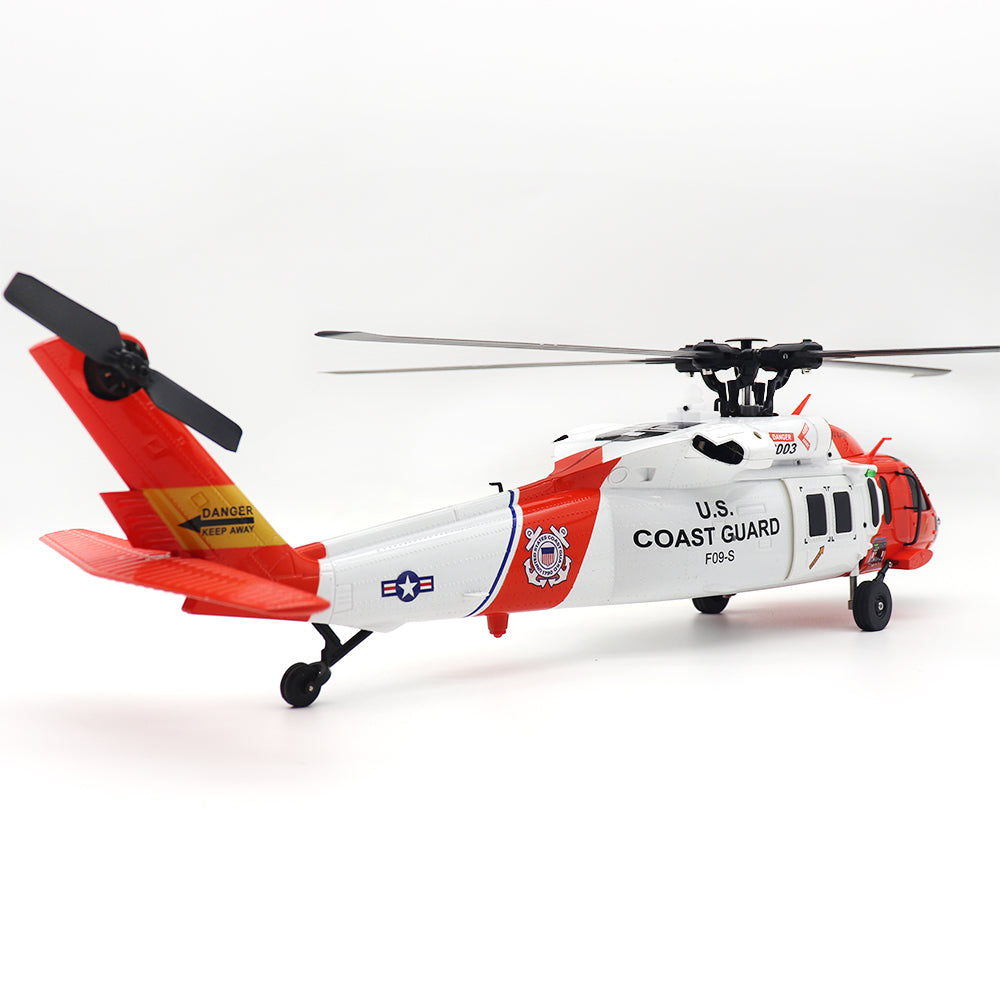 6CH 3D Coast Guard UH-60 Scale RC Helicopter w/ GPS Intelligent Control System - RTF - HeliDirect