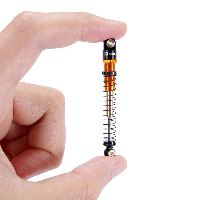 INJORA 51mm Aluminum Long Travel Threaded Double Barrel Shocks for ...