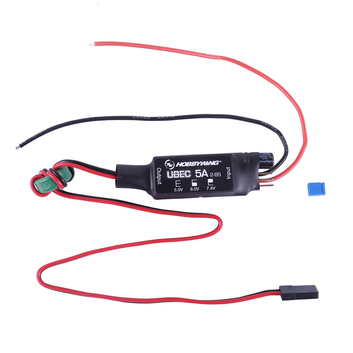 HobbyWing 5.0-7.4V 5A/15A UBEC Air V2 (2-8S) - HeliDirect