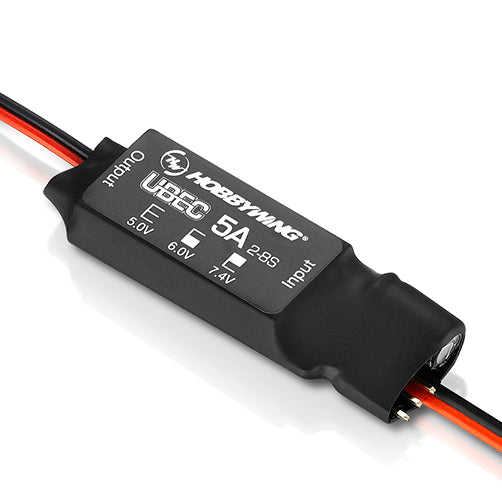 HobbyWing 5.0-7.4V 5A/15A UBEC Air V2 (2-8S) - HeliDirect
