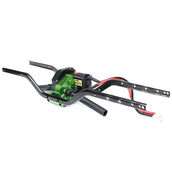 NexxRacing Machined Aluminium Alloy Gearbox Set SCX24 (BLACK) - HeliDirect