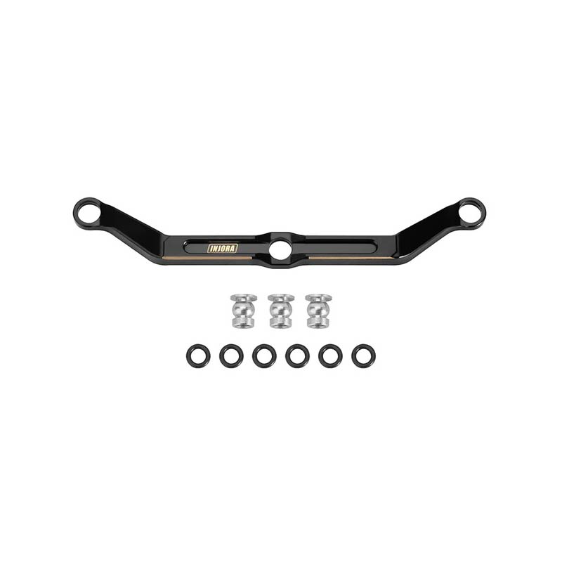 INJORA Black Brass Steering Link For 1/18 TRX4M - HeliDirect