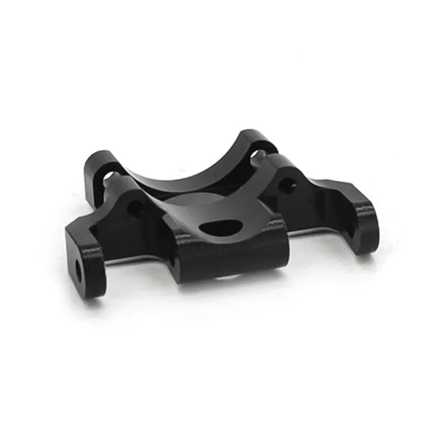 TREAL SCX24 Rear Upper Links Mount Alu#7075 for Axial SCX24 Deadbolt C10 Gladiator Bronco - BLACK - HeliDirect