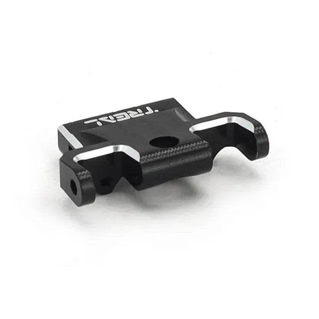 TREAL SCX24 Rear Upper Links Mount Alu#7075 for Axial SCX24 Deadbolt C10 Gladiator Bronco - BLACK - HeliDirect