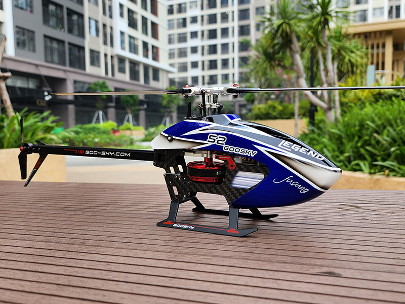 FUSUNO Removable Canopy Goo-Sky S2 Blue/White - HeliDirect