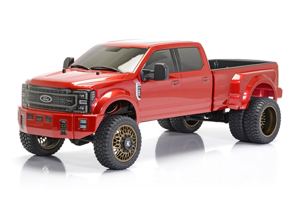 8982 FORD F450 SD 1/10 4WD RTR (RED Candy Apple) Custom Truck DL-Series - HeliDirect