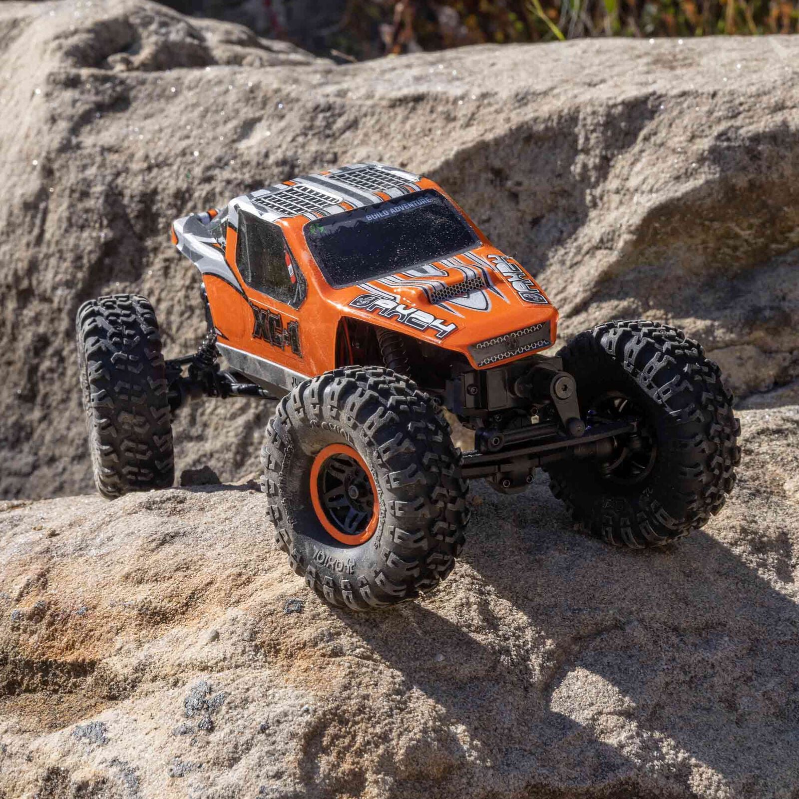 Axial 1/24 AX24 XC-1 4WS Crawler Brushed RTR - Orange - HeliDirect
