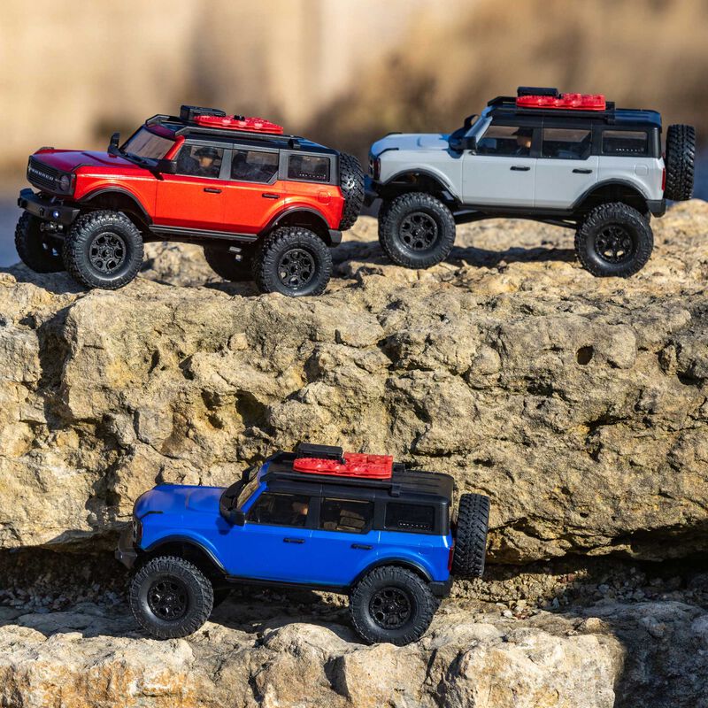 Axial Racing Scx24 2021 Bronco 4WD Truck Brushed RTR, Grey - HeliDirect